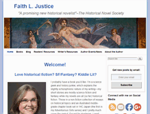 Tablet Screenshot of faithljustice.com